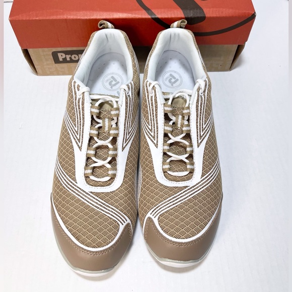 NEW Propet Women’s TravelLite Walking Sneakers Taupe Size 12 M (W3247) - Picture 6 of 15
